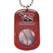sports team personalized dog tag