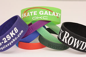 Custom silicone wristbands