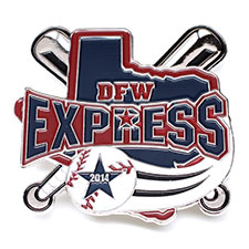 Soft Enamel DFW Express Trading Pin